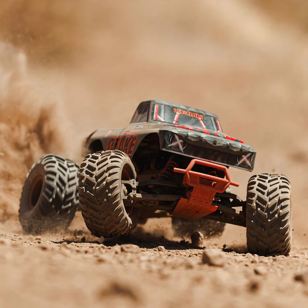 Arrma Quake 223S BLX DSC 1/10 2WD Monster Truck (Red) ARA3537T1 - Image 19
