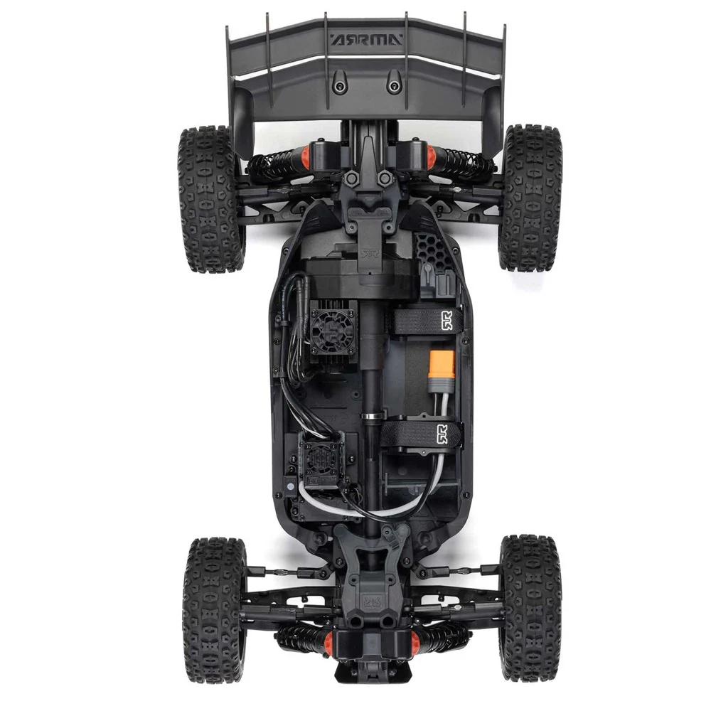 Arrma Typhon 223S DSC 4X4 BLX 1/8 RC Buggy RTR Blue/Yellow ARA4306V4T4 - Image 6