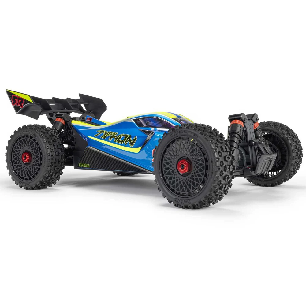 Arrma Typhon 223S DSC 4X4 BLX 1/8 RC Buggy RTR Blue/Yellow ARA4306V4T4 - Image 8