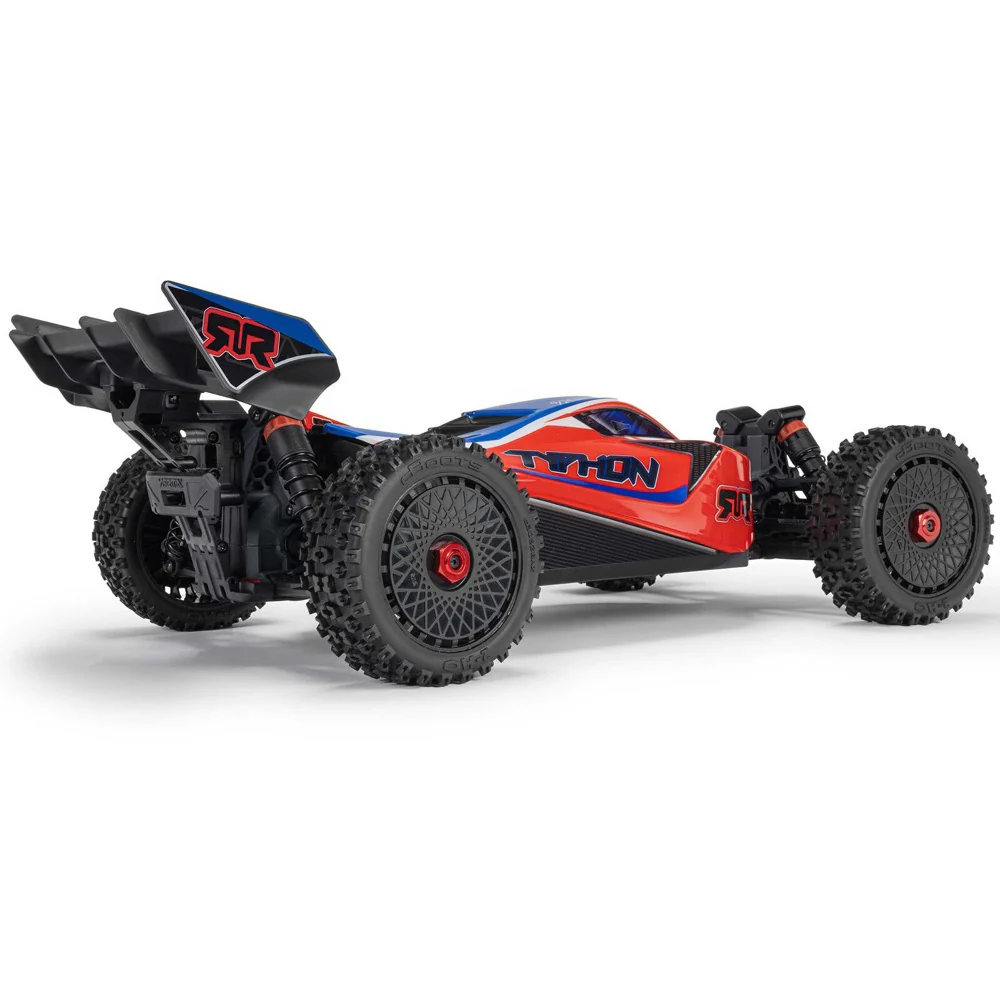 Arrma Typhon MEGA 665 4X4 1/8 Brushed RC Buggy (Red) ARA4206V4T3 - Image 6