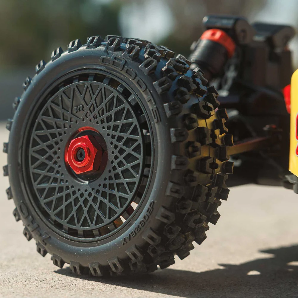 Arrma Typhon MEGA 665 4X4 1/8 Brushed RC Buggy (Yellow) ARA4206V4T2 - Image 15