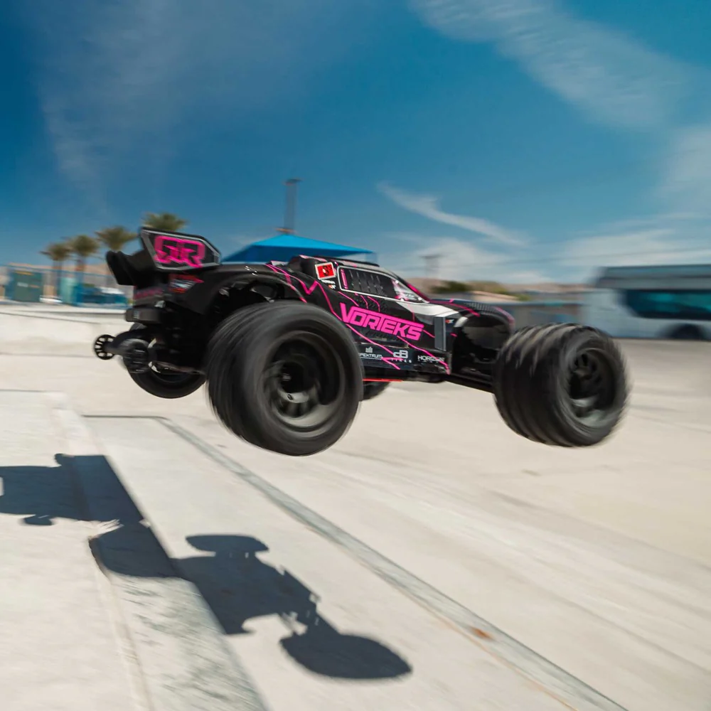 Arrma Vorteks 1/10 2wd 223S BLX Stadium Truck (Pink) ARA3505T3 - Image 26