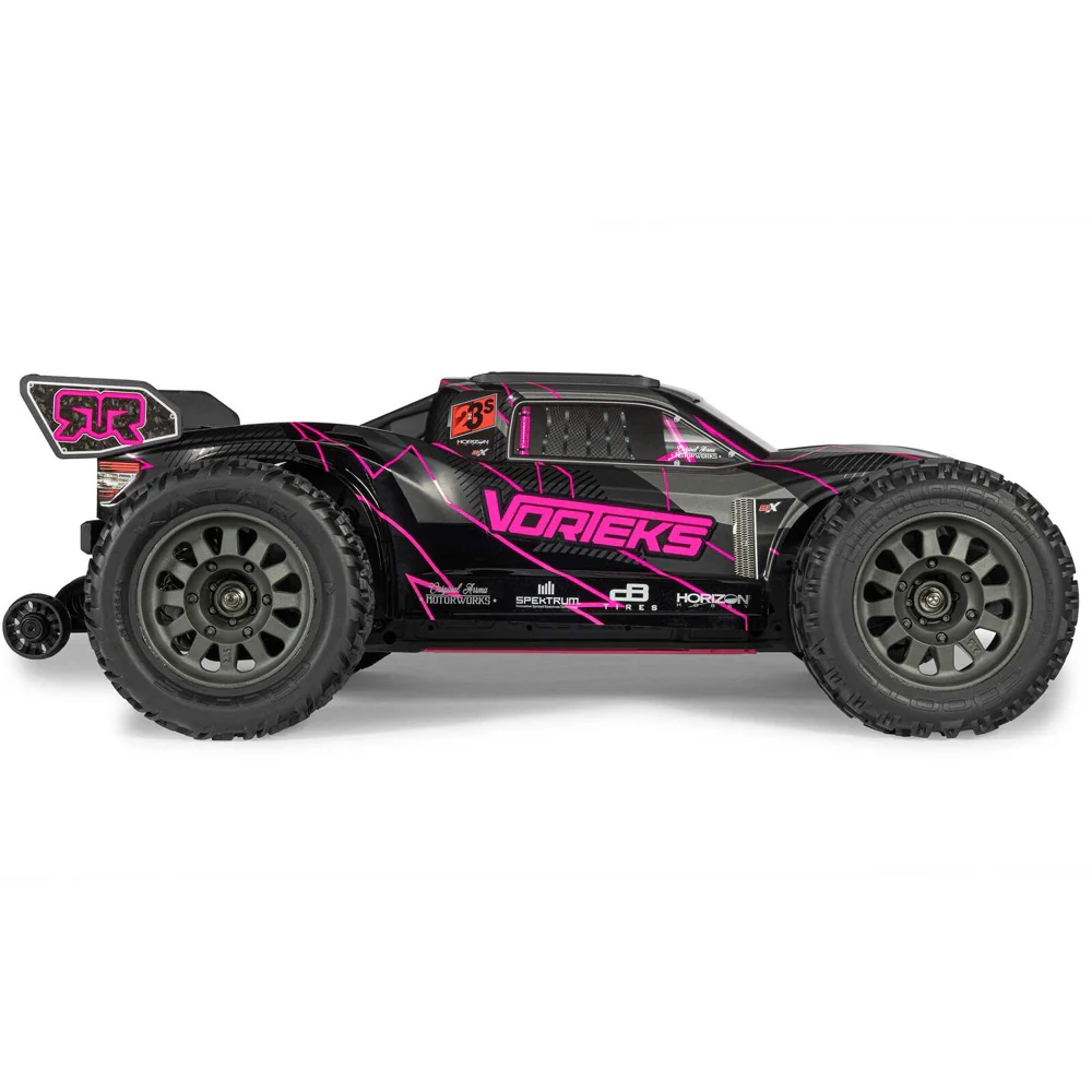 Arrma Vorteks 1/10 2wd 223S BLX Stadium Truck (Pink) ARA3505T3 - Image 8