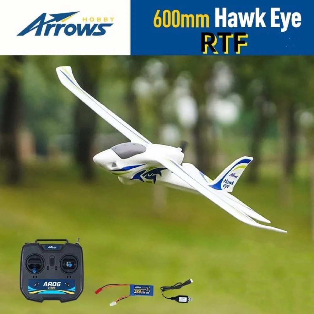 Arrows Hobby 021R 600mm Hawk Eyes RTF RC Aircraft - Image 18