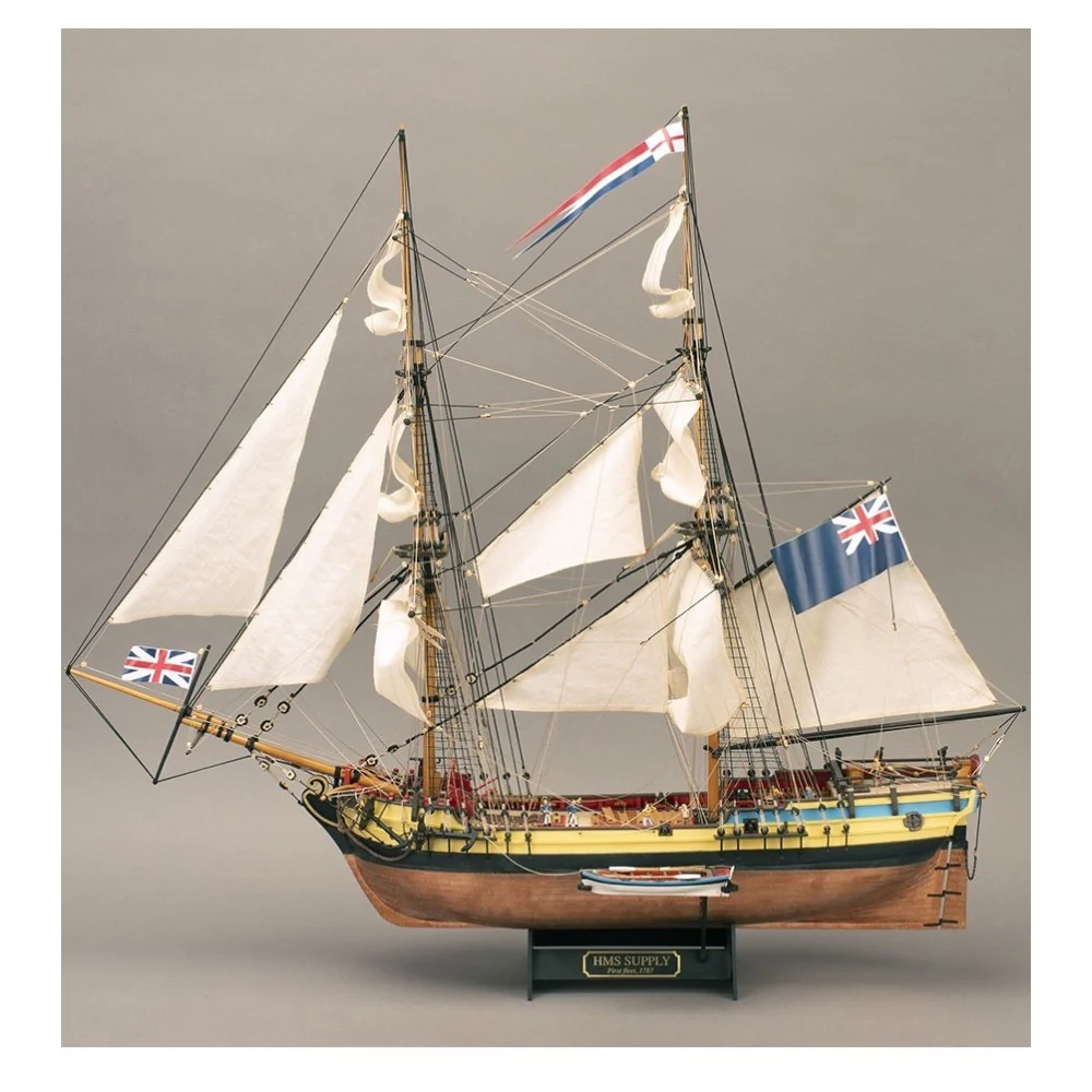 Artesania 22420 1/50 HMS Supply (First Fleet Brigantine) Wooden Ship Model Kit - Image 5