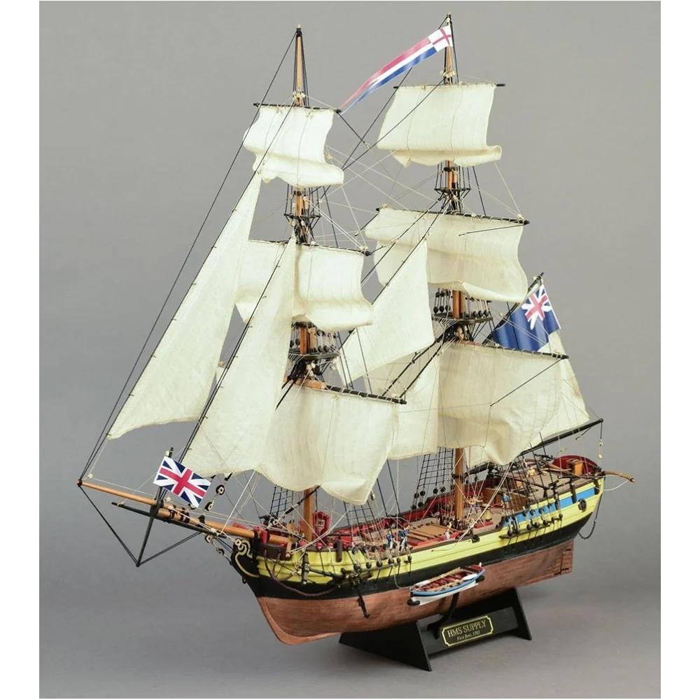 Artesania 22420 1/50 HMS Supply (First Fleet Brigantine) Wooden Ship Model Kit - Image 6