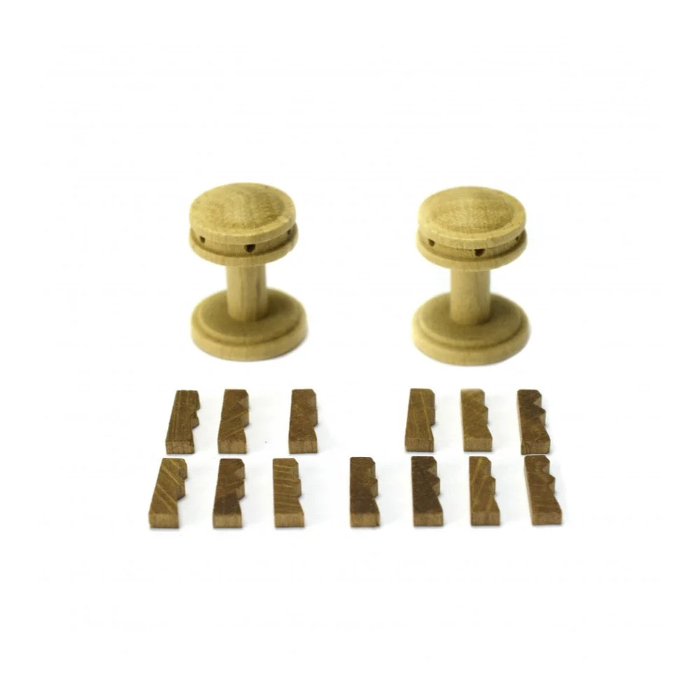 Artesania 8581 Capstan Vertical 20.0mm (2) Wooden Ship Accessory