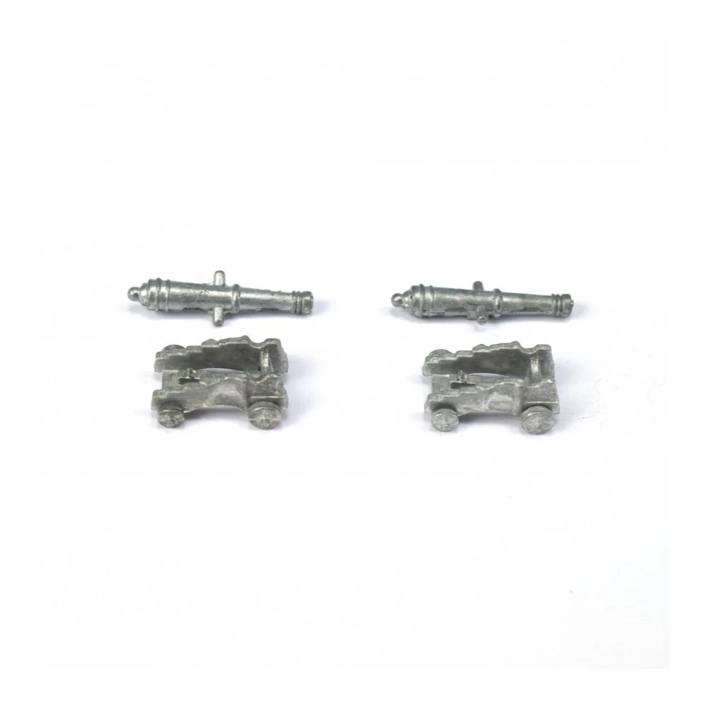Artesania 8722 Cannon +Met Carriage 30.0mm (2) Wooden Ship Accessory - Image 2