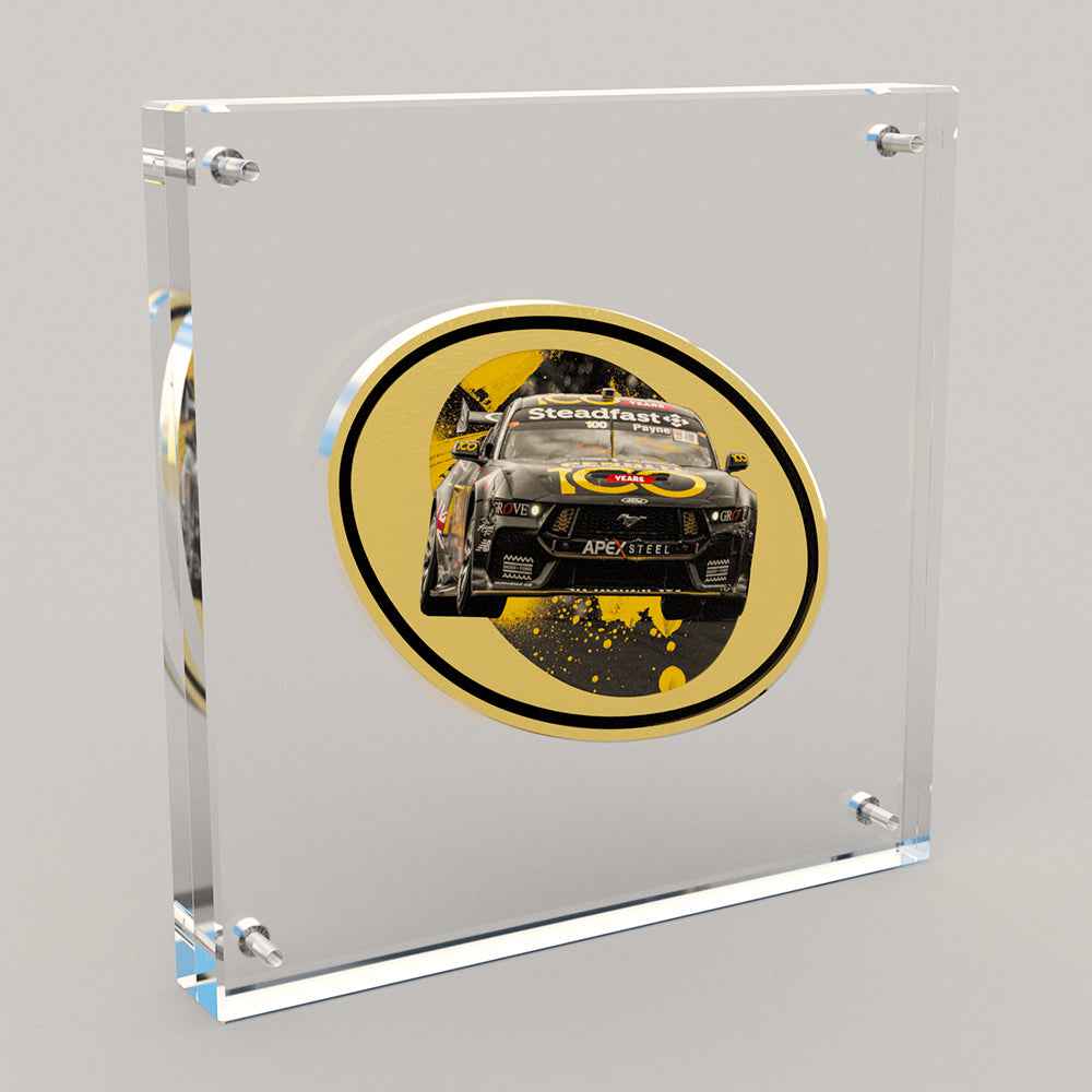 Authentic Collectables ACCM2025BW Penrite Racing Kings of The Mountain 2025 Repco Bathurst 1000 Winners Collector Medallion - Image 2