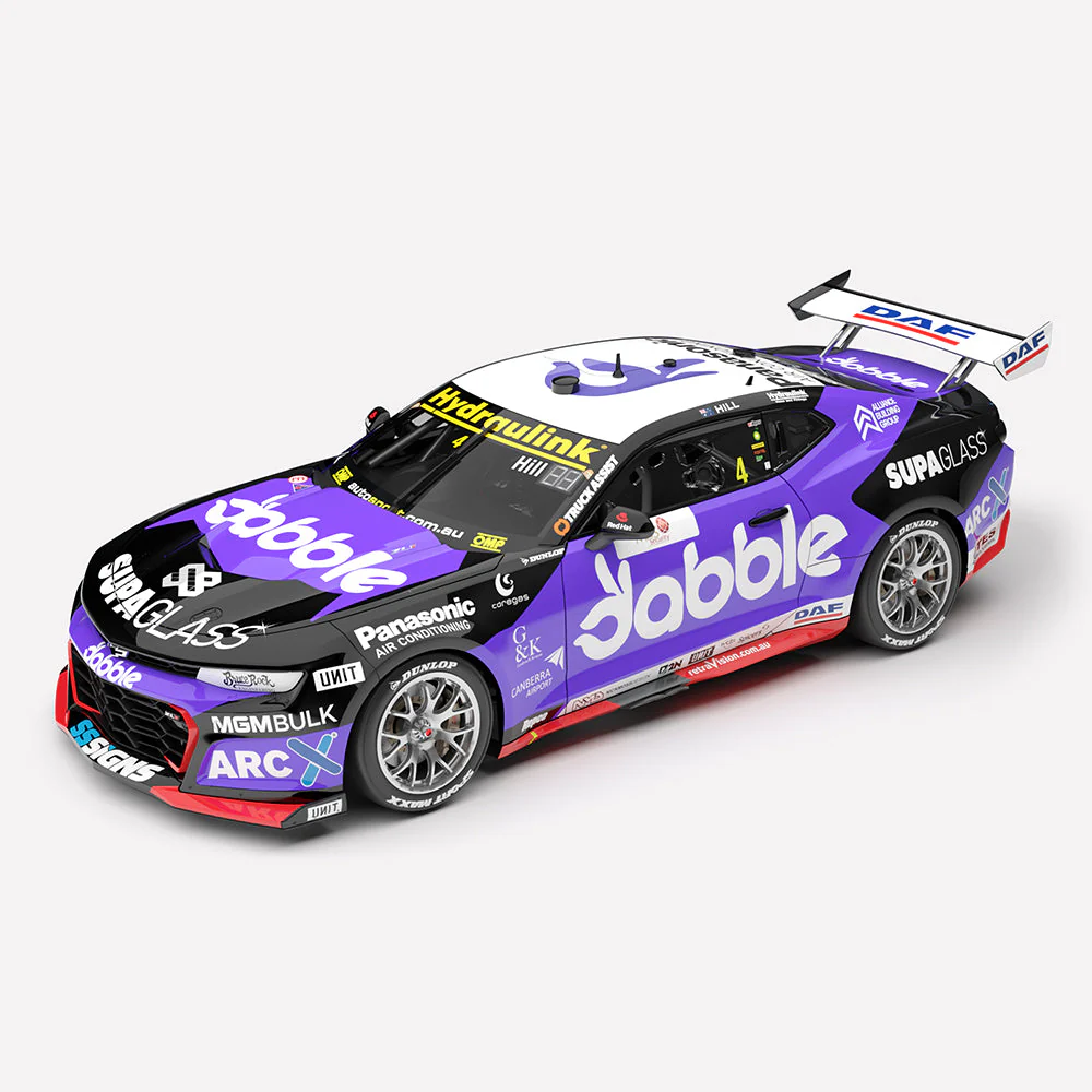 Authentic Collectable ACD43C25G 1/43 Dabble Racing No.4 Chevrolet Camaro ZL1 2025 MSS Security Melbourne SuperSprint AGP Race 5 Winner First Supercars Win