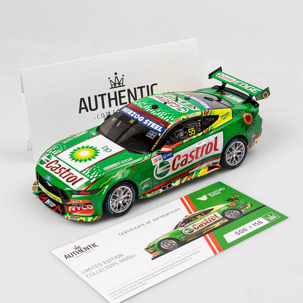 Authentic Collectables ACD18F23Q 1/18 Tickford Racing No.55 Ford Mustang GT - 2023 Betr Darwin Triple Crown Indigenous Round Thomas Randle - Image 2