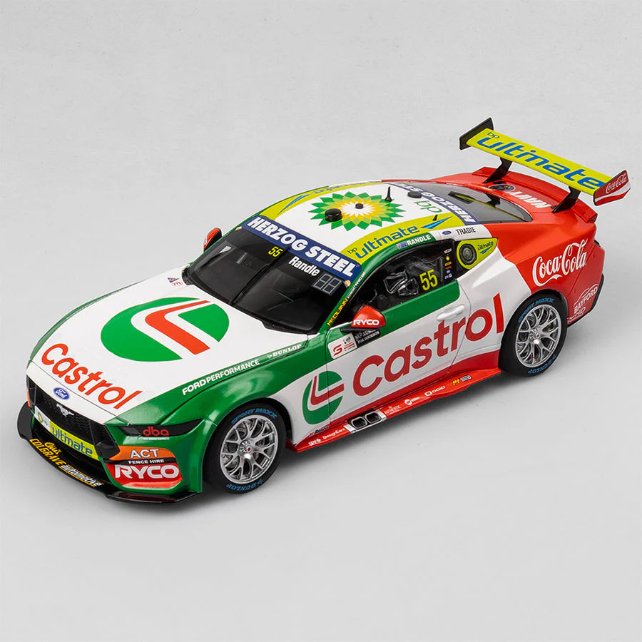 Authentic Collectables ACD18F24T 1/18 Tickford Racing No.55 Ford Mustang GT - 2024 Ned Whiskey Tasmania SuperSprint Race 18 Pole Position Thomas Randle
