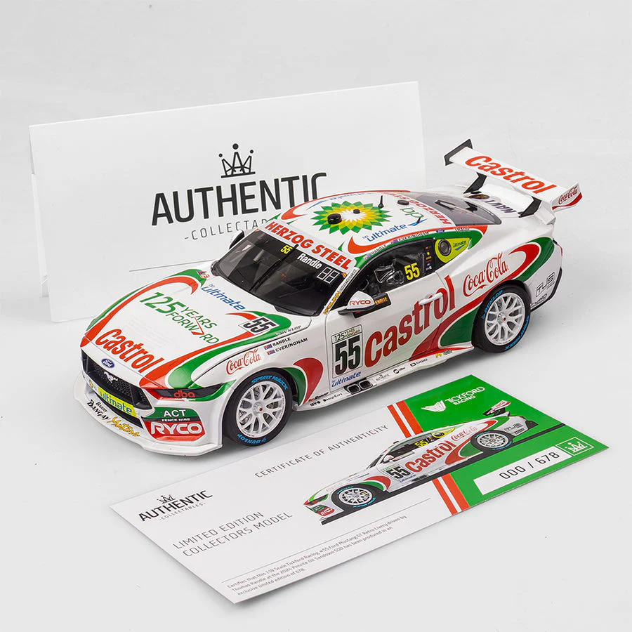 Authentic Collectables ACD18F24W 1/18 Tickford Racing No.55 Ford Mustang GT - 2024 Penrite Oil Sandown 500 Retro Livery Thomas Randle/Tyler Everingham - Image 9