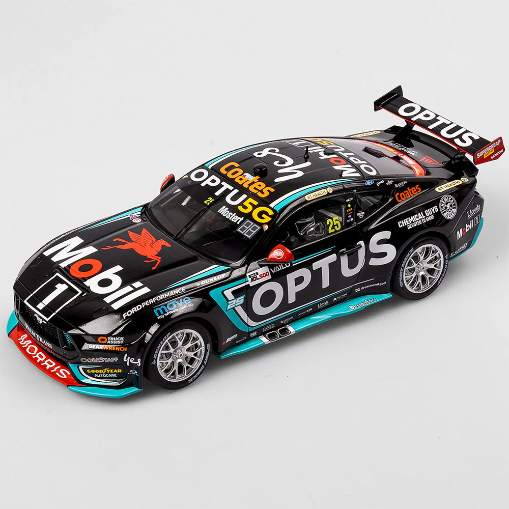 Authentic Collectables 1/18 Mobil 1 Optus Racing No.25 Ford Mustang GT-2024 Vailo Adelaide 500