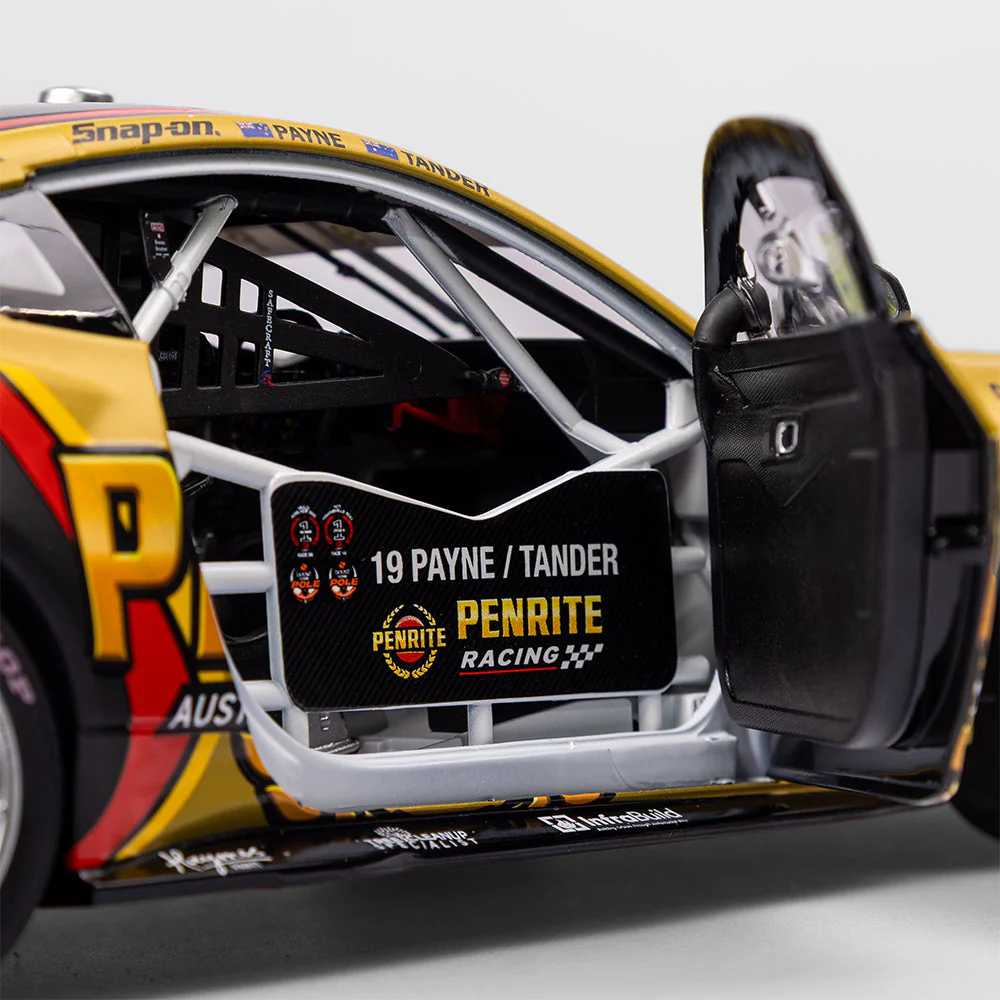Authentic Collectables ACD18F24Y 1/18 Penrite Racing No.19 Ford Mustang GT - 2024 Repco Bathurst 1000 Gold Livery Matthew Payne / Garth Tander - Image 6