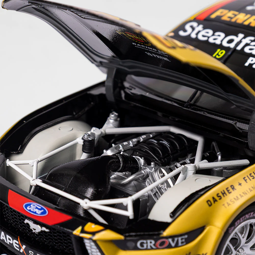 Authentic Collectables ACD18F24Y 1/18 Penrite Racing No.19 Ford Mustang GT - 2024 Repco Bathurst 1000 Gold Livery Matthew Payne / Garth Tander - Image 7