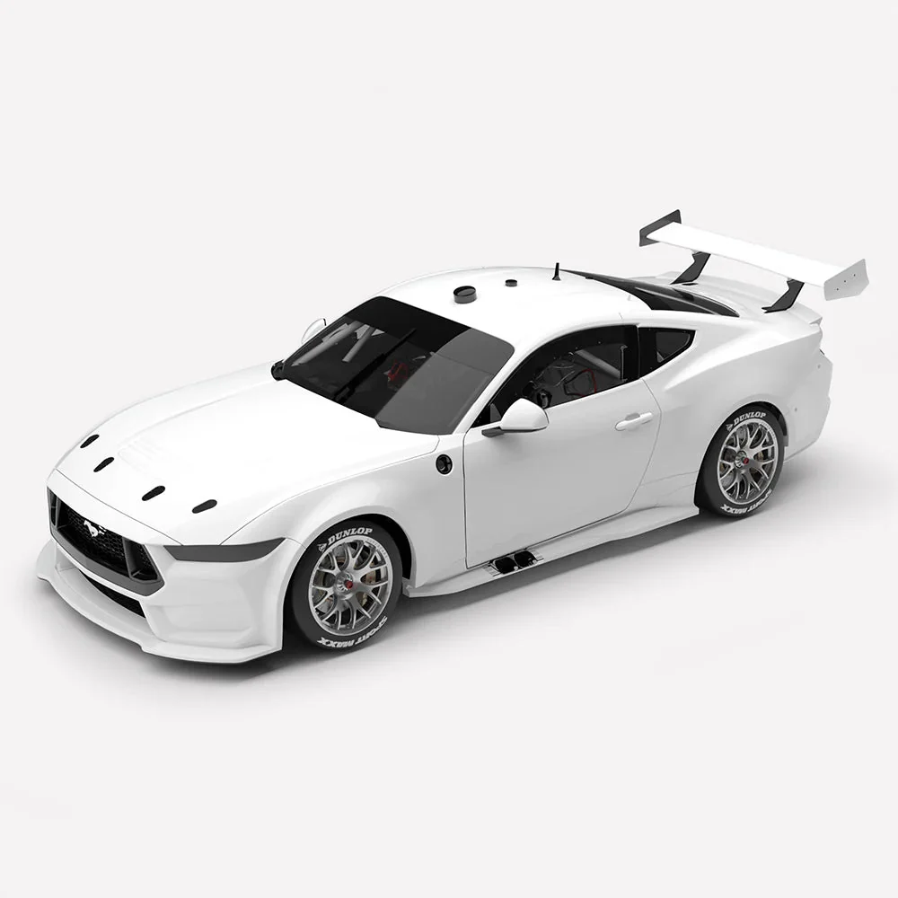 Authentic Collectables ACD18F25PB1 1/18 Ford Mustang GT Gen3 Supercar Plain Body Edition in Gloss White