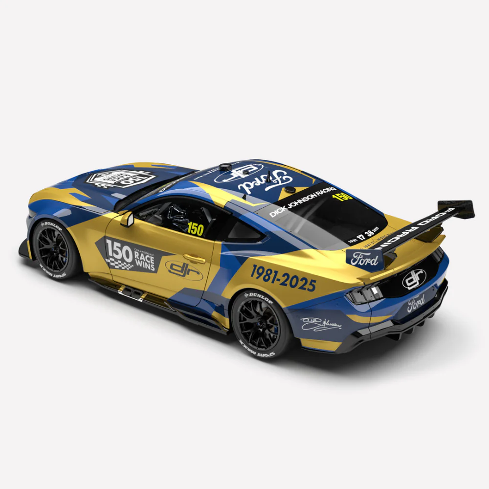 Authentic Collectables ACD18F25SE1 1/18 Dick Johnson Racing No.150 Ford Mustang GT 150 Championship Race Wins Celebration Livery (Signature Edition) - Image 2