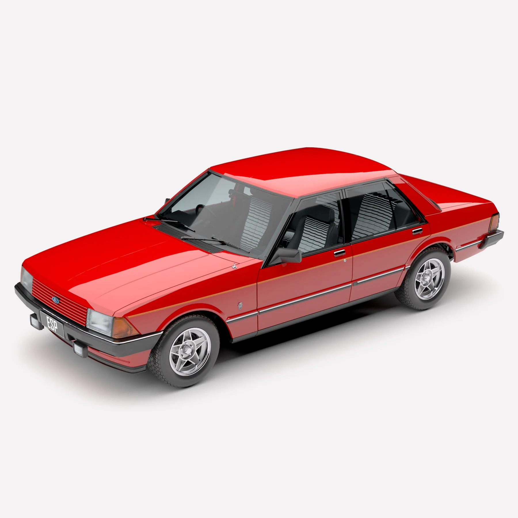 Authentic Collectables ACD18FXD1A 1/18 Ford XD Falcon ESP-Hermitage Red