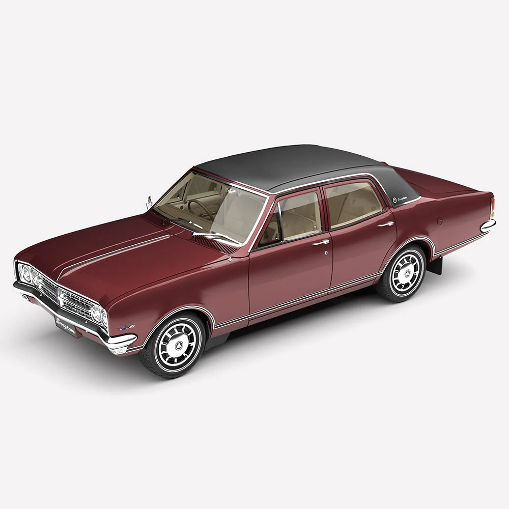 Authentic Collectibles ACR18HKBB 1/18 1968 Holden HK Brougham Burgundy Maroon - Image 7
