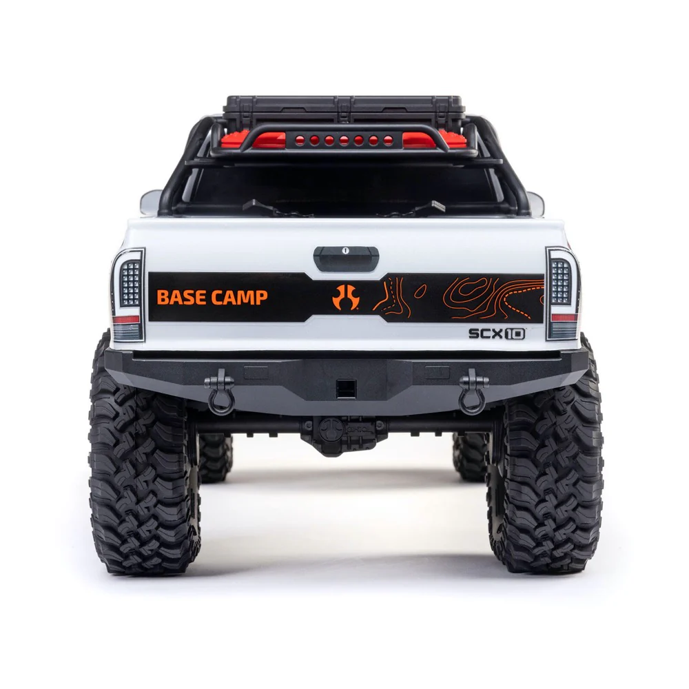 Axial 1/10 SCX10 III Base Camp V2 RC Rock Crawler (White) AXI-1375T1 - Image 3