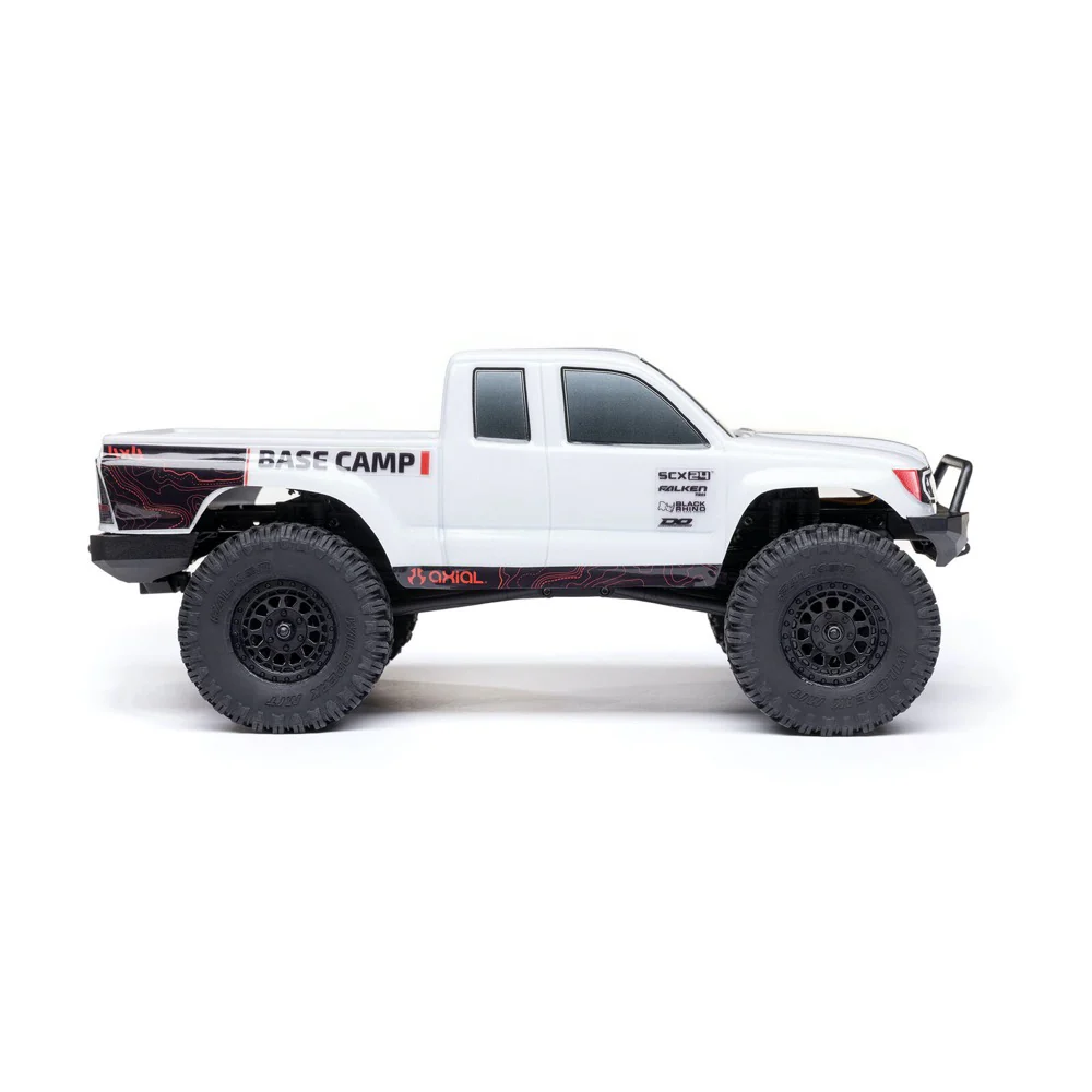 Axial 1/24 SCX24 Base Camp Rock RC Crawler (White) AXI-1219T1 - Image 3