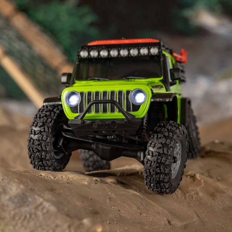 Axial 1/30 SCX30 Jeep Wrangler JLU Brushed RC Rock Crawler (Green) AXI-2261T1 - Image 15
