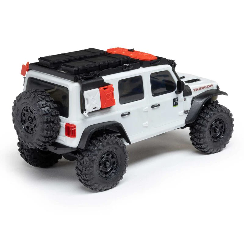 Axial 1/30 SCX30 Jeep Wrangler JLU Brushed RC Rock Crawler (White) AXI-2261T2 - Image 4