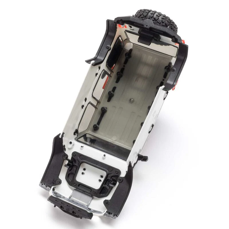Axial 1/30 SCX30 Jeep Wrangler JLU Brushed RC Rock Crawler (White) AXI-2261T2 - Image 8