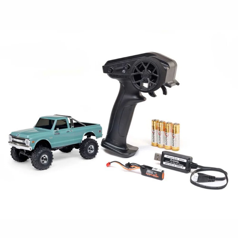 Axial SCX30 Chevrolet K10 1/30 RC Rock Crawler (Green) AXI-2260T1 - Image 2