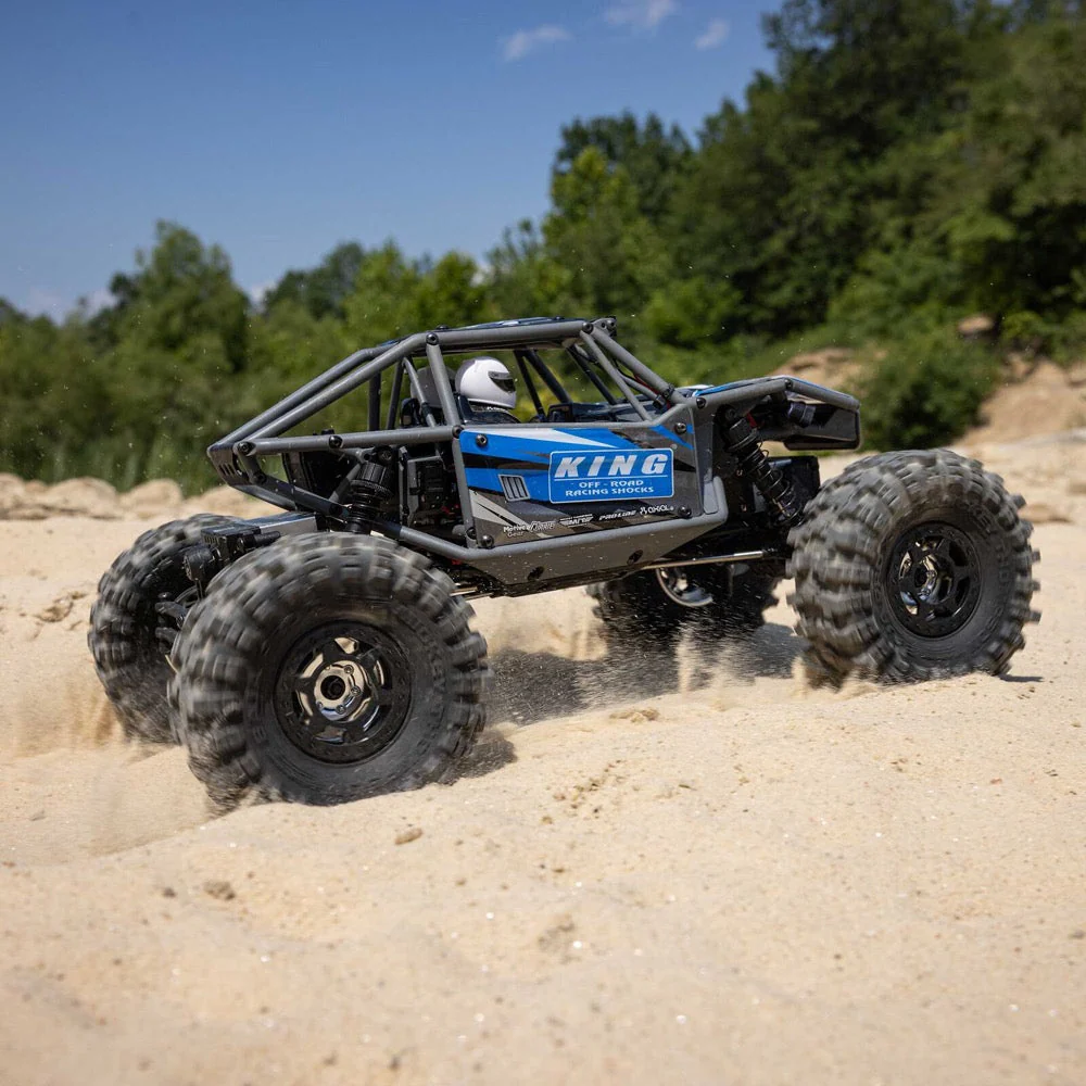 Axial AXI-1750T1 UTB18 Capra 1/18 4WS Rock Crawler RTR Blue - Image 21