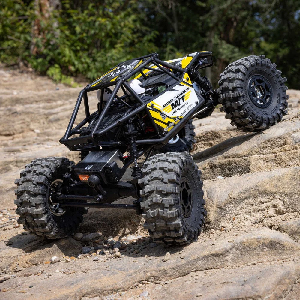 Axial AXI-1750T2 UTB18 Capra 1/18 4WS Rock Crawler RTR Yellow - Image 14
