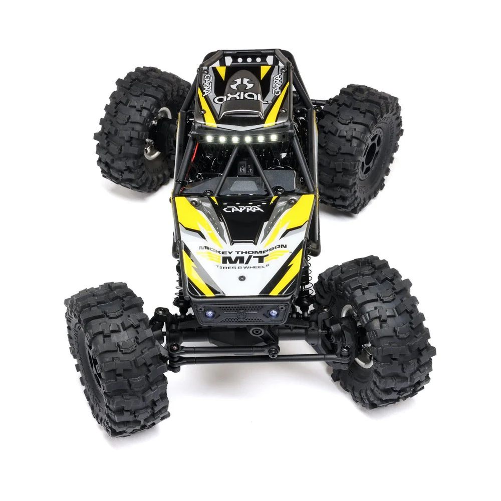 Axial AXI-1750T2 UTB18 Capra 1/18 4WS Rock Crawler RTR Yellow - Image 2