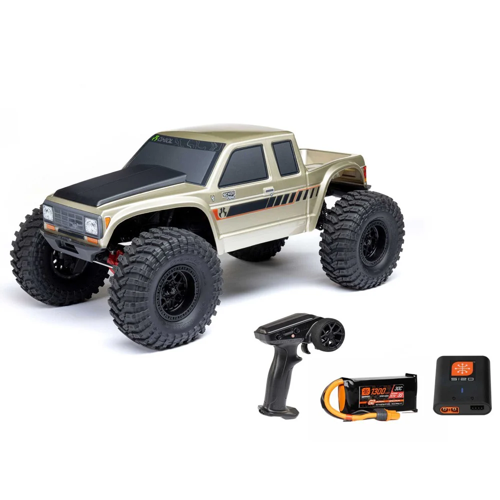 Axial AXI-3071 SCX10 III Coyote 4WD Rock Crawler RTR Gold with Battery and Charger - Image 2