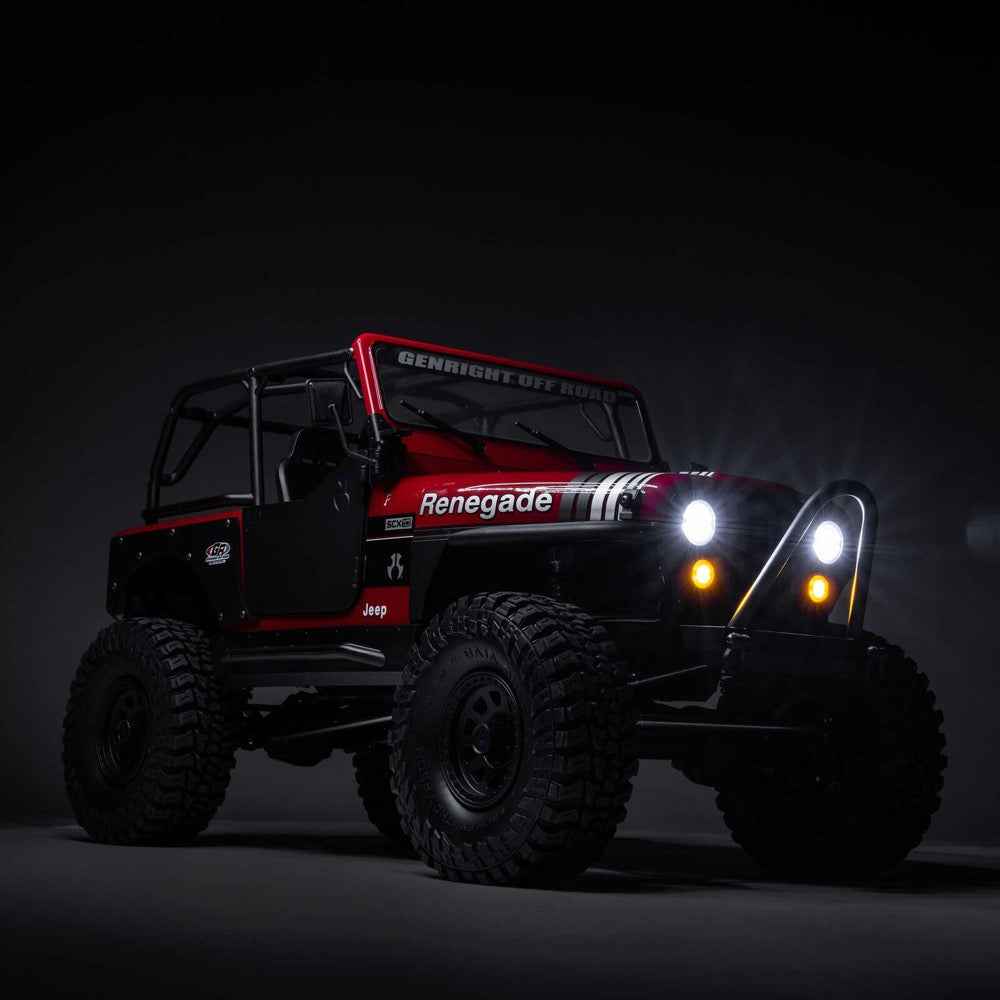 Axial 1/10 SCX10 III Jeep CJ-7 RC Crawler (Red) AXI03008V2T1 - Image 12