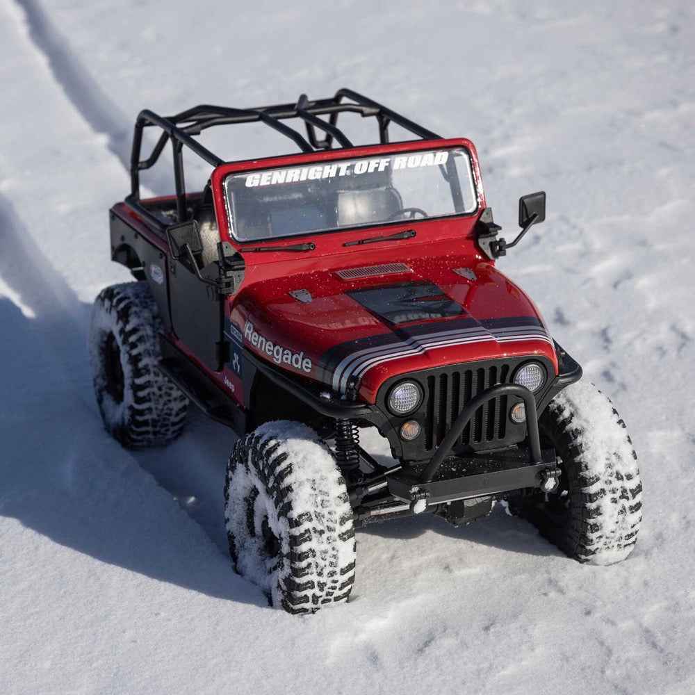 Axial 1/10 SCX10 III Jeep CJ-7 RC Crawler (Red) AXI03008V2T1 - Image 27
