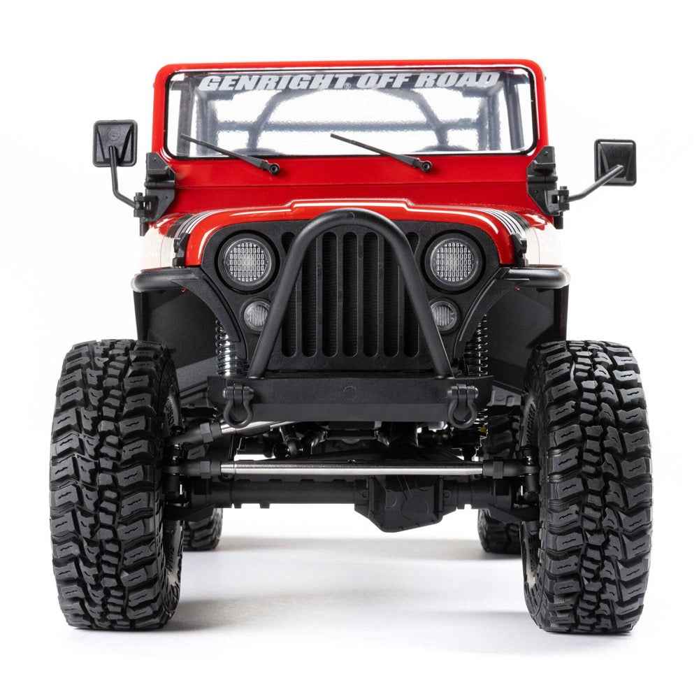 Axial 1/10 SCX10 III Jeep CJ-7 RC Crawler (Red) AXI03008V2T1 - Image 7