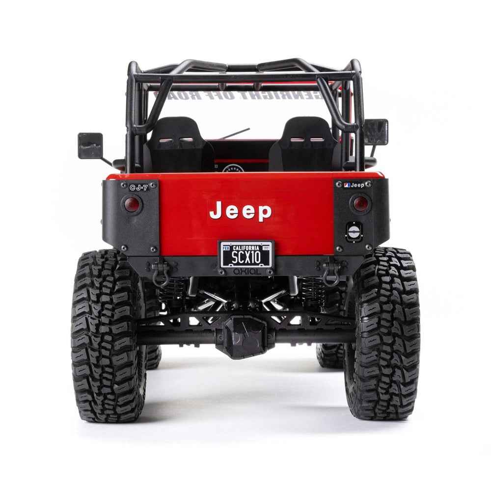 Axial 1/10 SCX10 III Jeep CJ-7 RC Crawler (Red) AXI03008V2T1 - Image 8