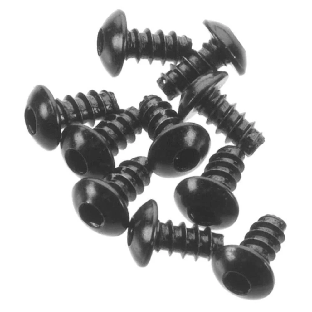 Axial AXIC0433 Hex Socket Button Head Screw M3x6mm Black (10) AXA433