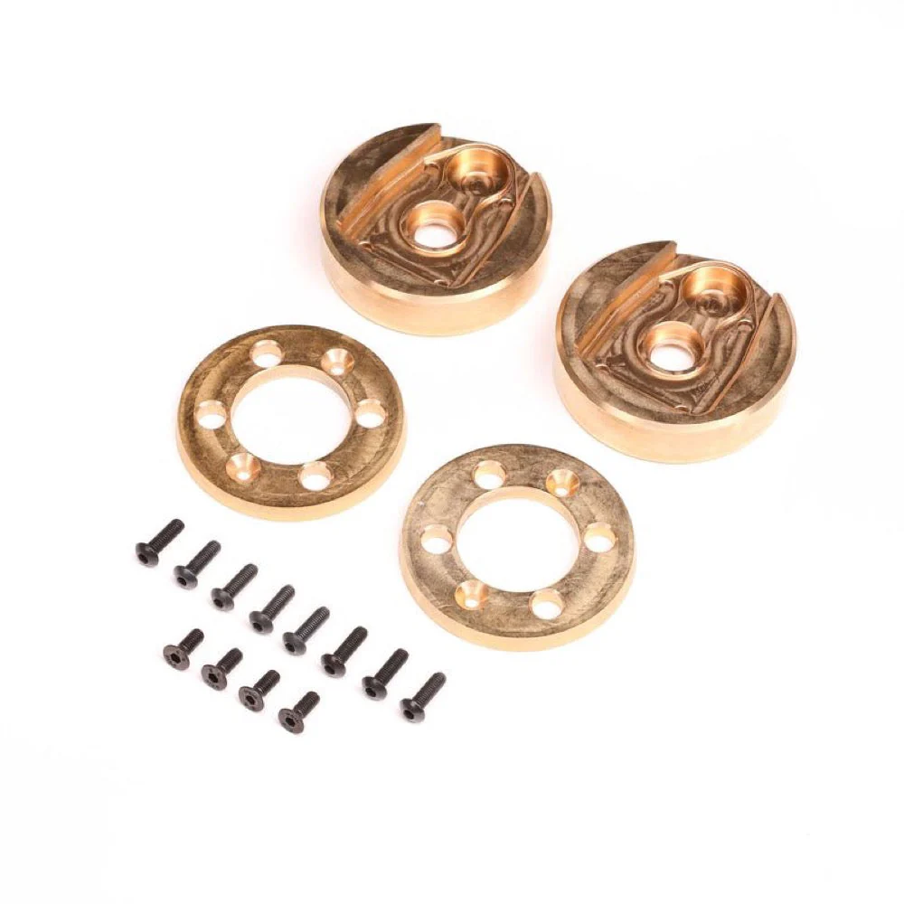 Axial Brass Portal Cover and Weights AF16P AXP8 AXI-2201