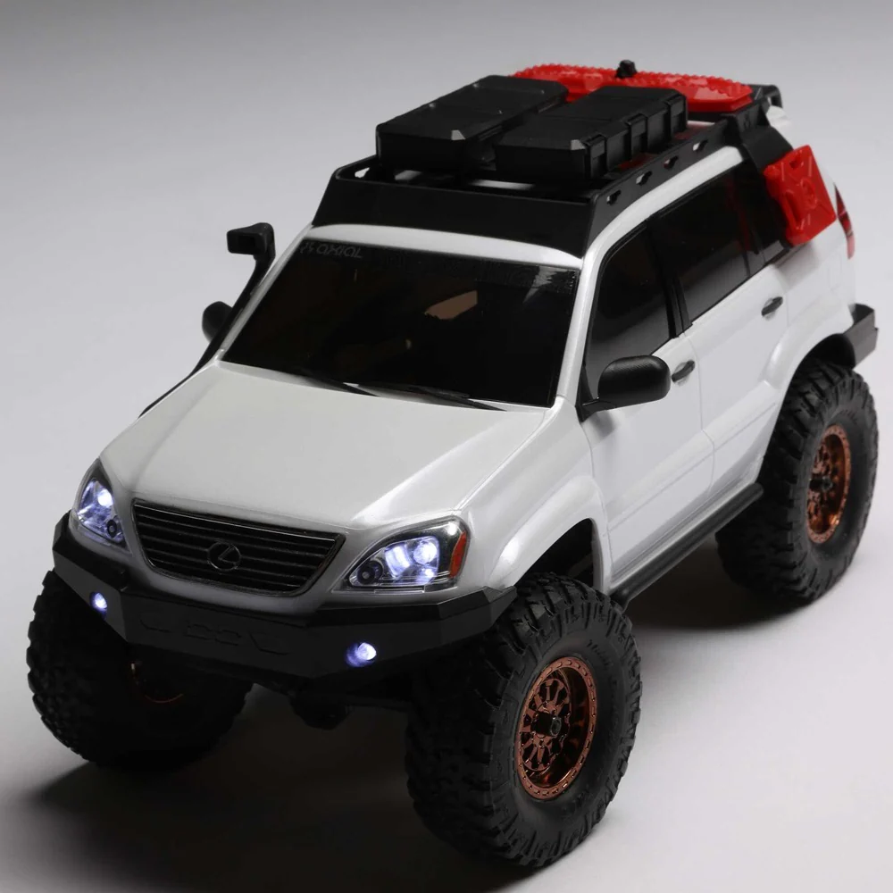 Axial Lexus GX470 SCX24 4WD RC Crawler (White) 1532T1 - Image 10