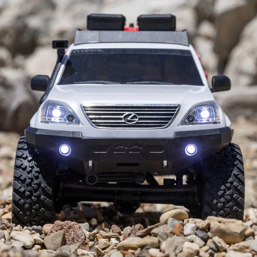 Axial Lexus GX470 SCX24 4WD RC Crawler (White) 1532T1 - Image 16