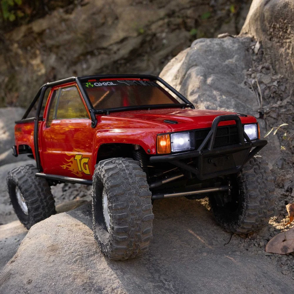 Axial SCX10 III 1987 Toyota SR5 1/10 4X4 Rock Crawler Red AXI-2062T2 - Image 16