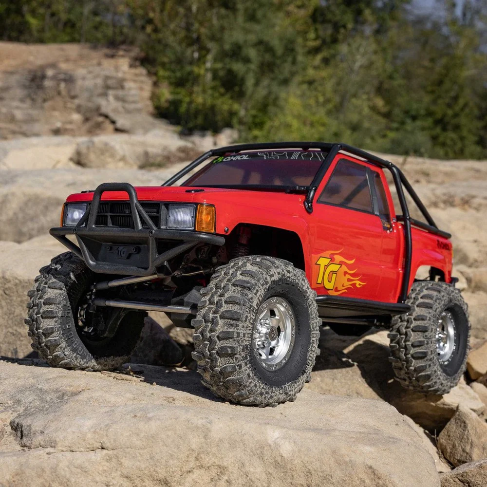 Axial SCX10 III 1987 Toyota SR5 1/10 4X4 Rock Crawler Red AXI-2062T2 - Image 20