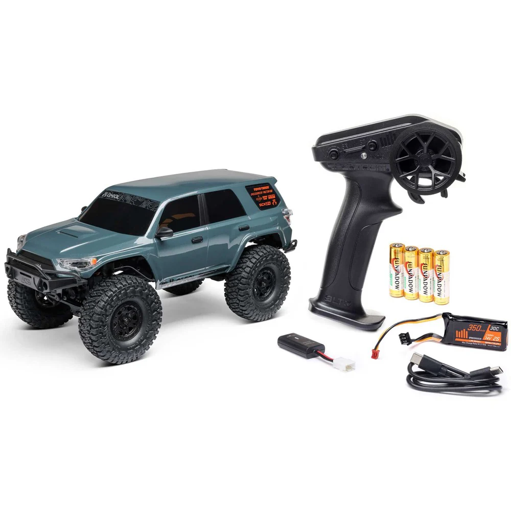 Axial SCX24 2024 Toyota 4Runner 1/24 Crawler RTR Gun Metal Gray AXI-2035T2 - Image 2