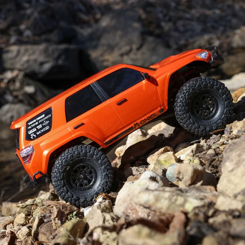 Axial SCX24 2024 Toyota 4Runner 1/24 Crawler RTR Orange AXI-2035T1 - Image 17