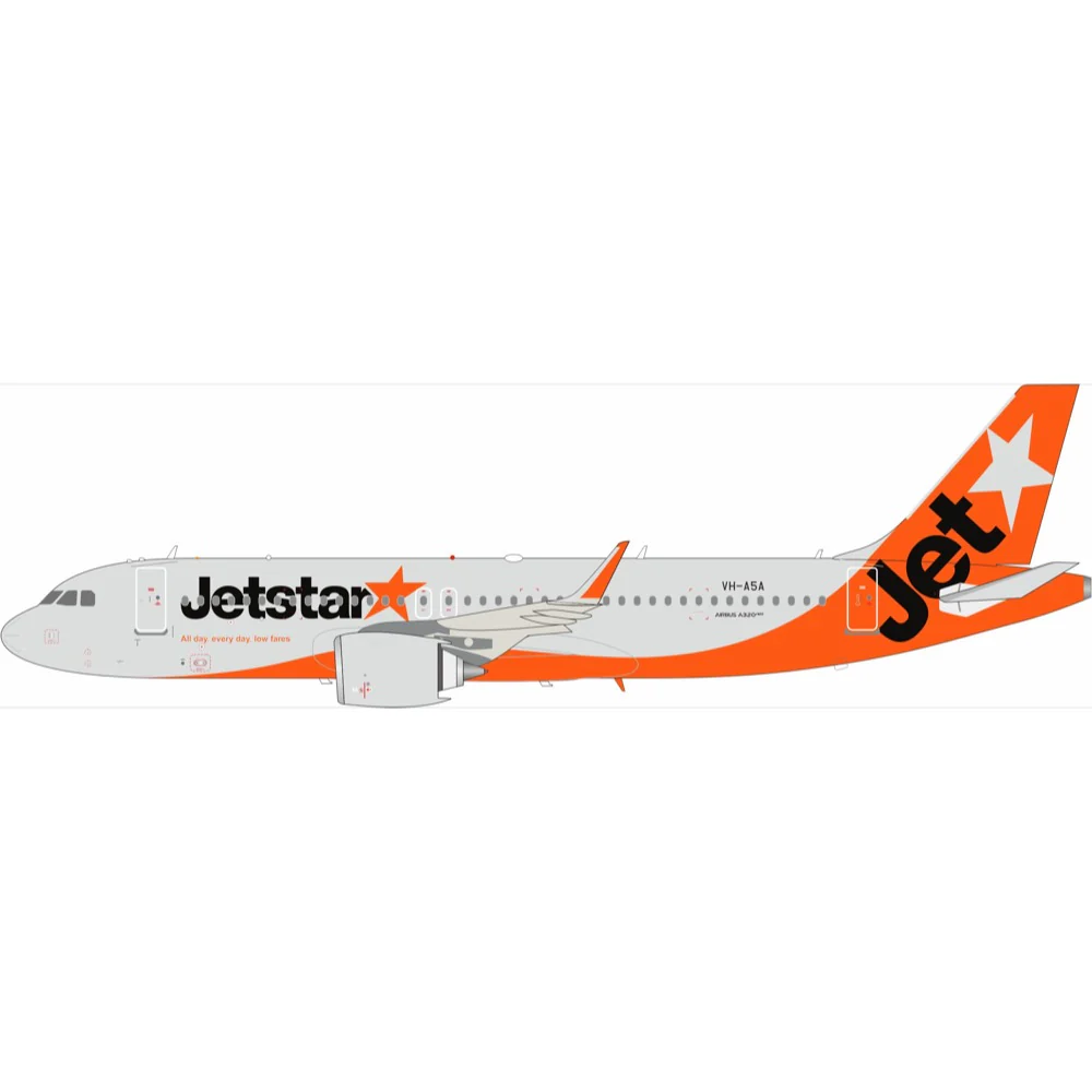 B Models B-320-A5A 1/200 Jetstar Airways Airbus A320-251N VH-A5A - Image 4