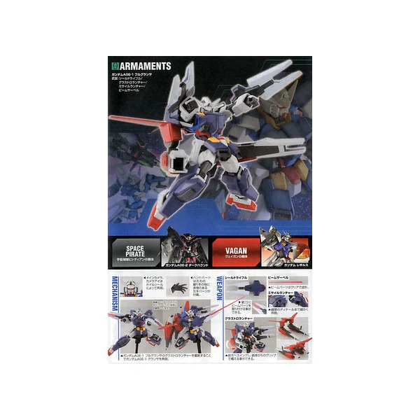 Bandai 5057390 HG 1/144 Gundam Age-1 Full Glansa [AGE-1G] Gundam AGE - Image 9