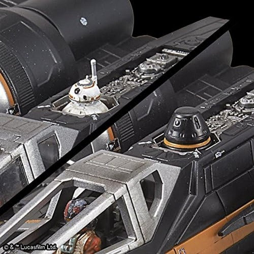 Bandai 5069225 1/72 Star Wars Poe's X-wing Fighter - Image 9
