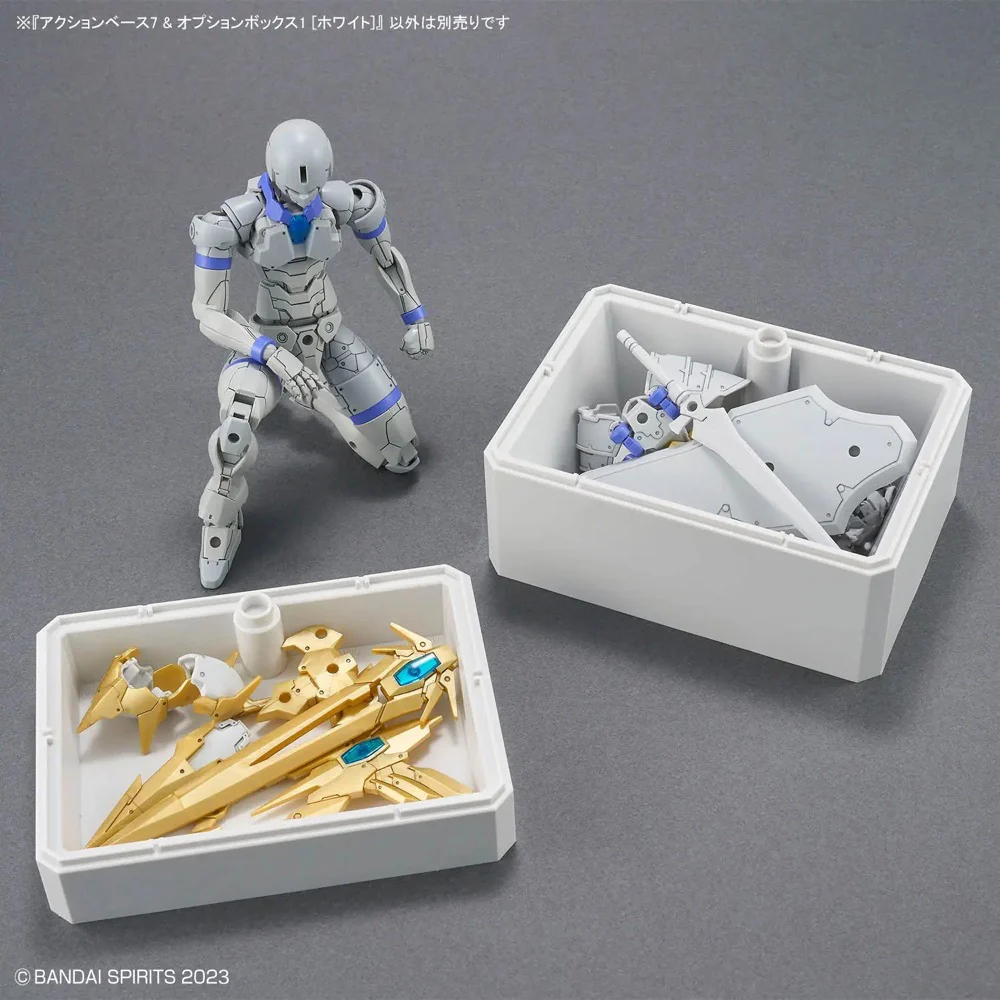Bandai 5072001 Action Base 7 & Option Box 1 [White] - Image 10